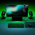 Razer Black Widow Mechanical Keyboard Viper Gaming Mouse Green Backlit Computer E-Sports Set Warcraft. 
