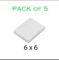 pack of 5, canvas board for painting,  high quality  canvas best for professional and student include [6×6]. 