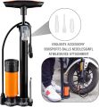 Hand Air Pump With Gauge Standard Size 16",For Cycle,Byke,Car,Toys, Football,Waliboll, Etc. 