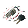 1pc New Universal Battery Chager Mini Lock with 2 keys For Motorcycle Electric Bike Scooter E-bike Electric Lock. 