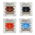 For Backlit Mechanical Keyboard Switches Mechanical Keyboard Replacement Axis Clicky Linear Tactile Silent Cross Shaft Switches. 