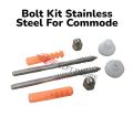 Bolt Kit for Basin or Commode M.S, S.S and Brass, Multipurpose bolts kit. 