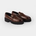 Chunky Loafers Pattern Luxuries Men's Shoes. 