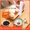 Handheld WhiskAutomatic Stainless Steel Mini Portable Blender 3 Speed Adjustable USB Rechargeable Blender Milk Frother. 