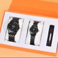 Longbo couple watches full set with genuine waterproof case. 