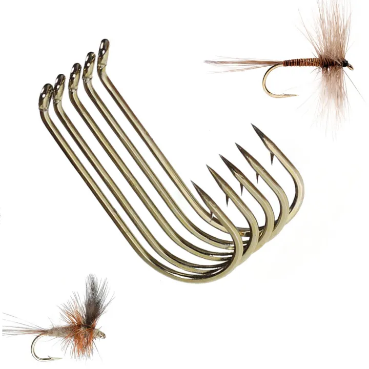 ICERIO%2050PCS/100PCS%20Standard%201X%20Long%20Shank%20Fly%20Hook%20Dry&Wet&Nymph&Shrimp%20Caddis%20Pupa%20Streamer%20Fly%20Hook%20Fly%20Tying%20Fishing%20hook%20-%20Image%202
