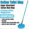 Twist Mop Heavy duty Mop Hand Free Super Magical Rotating Twist Mop. 