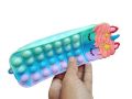 Pop It Pouches Pencil Box/Pencil Case Pop It Toy, Pop It Organizer Kit Kids Pop toys rectangle Pencil Case Large Capacity Bubble cartoon unicorn Pencil Box Stationery Storage Bag Silicone Pen Pouch. 