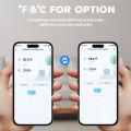 Tuya Zigbee/wifi Temperature Humidity Sensor Smart Home Device Compatible with  Home Alexa for Environmental Monitoring. 