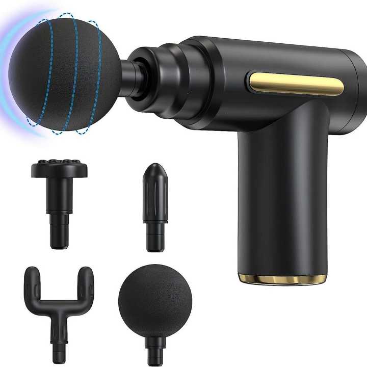 Muscle Massage Gun Deep Tissue Massager Physiotherapy Gun, 6 Gear Level Variable Frequency Vibrations, Exercising Pain Relief Body Massager