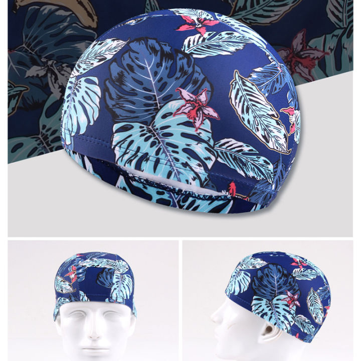 Swim%20Cap%20Men%20And%20Women%20Breathable%20High%20Elastic%20Cloth%20Swim%20Cap%20Color%20Comfortable%20No%20Cut%20Children's%20Swim%20Cap%20Universal%20-%20Image%203