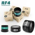 RF4 WD165 0.48X 0.5X 0.7X RF-EM5 Stereo Microscope Lens Auxiliary Objective Suitable for Repairing Stereo Zoom Microscope Tools. 