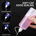 5 Pcs Needle Tip Glue Bottle Squeeze Plastic Bottle Dispensing Needle Sealing Cap Liquid Flux Dispenser Applicator. 