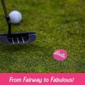 Golf Ball Marker - Birdie Funny Golf Ball Marker Hat Clip - Funny Golf Accessories - Parody Magnetic Golf Ball Marker. 