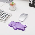 Cute Cartoon Bear Mouse Pad Wrist Guard,waterproof and Anti-slip Hand Rest for Girls'office Desk,personalized Computer Wrist Pad.