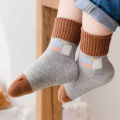 5Pairs/Lot Cute Stripe Cartoon Kids Socks Knit Warm Girls Boys Children Sock Baby Flower Floral Short Socken For 1-9Years. 