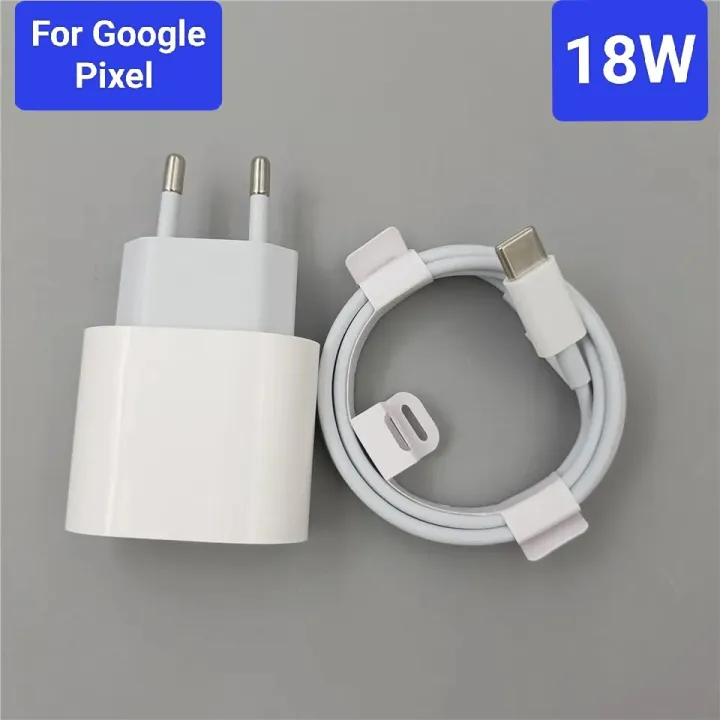 Google Pixel 18W PD USB C Power Adapter Fast Charger EU/US Wall