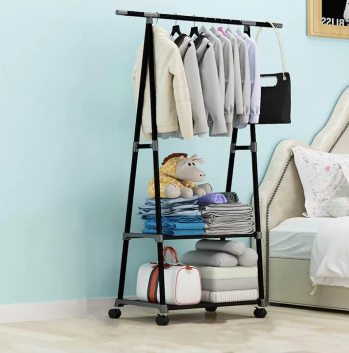 Multifunction%20Clothes%20Triangle%20Coat%20Rack%20Removable%20Bedroom%20Rack%20With%20Wheels%20-%20Image%203