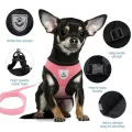 Cat Harness Vest Walking Lead Leash For Puppy Dogs Collar Polyester Adjustable Mesh Dog Harness For Small Medium Pet Accessories. 