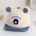 Cartoon Bear Baby Baseball Cap With Ears Cute Animal Sun Hat for Boys Girls Casual Infant Peaked Hat. 