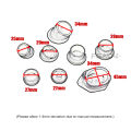 For BMW R1300GS R 1300GS Adventure R1300 GS ADV 2024 2025 Motorcycle Frame Hole Cover Caps Plug Decorative Frame Cap Set.