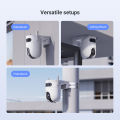EZVIZ H9C Dual Lens 3MP + 3MP Wireless Outdoor CCTV Security Camera by Hikvision with 2K Resolution, AI Detection, and Color Night Vision. 