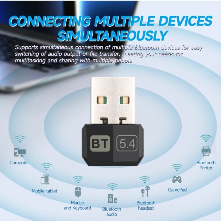 USB%20Bluetooth%205.4%205.3%20Adapter%20WIreless%20Transmitter%20Receiver%20Audio%20Bluetooth%20For%20Bluetooth%20Adapter%20For%20Win8.1/10/11%20Driver%20Free%20-%20Image%203