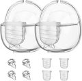 S32 Full Sets Breast Pump Parts with 24/27mm Flanges Compatible with NCVI/Nuliie S32 Breast Pump Replacement Parts. 
