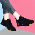 Tenis Feminino 2024 Women Vulcanized Shoes Air Mesh Light Soft Sneakers Female Flats Platform Lace Up Casual Shoes Basket Femme. 