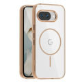 MagSafe Magnetic Colorful Transparent Clear Phone Case for Google Pixel 9a, Wireless Charging Anti Scratch Phone Case. 