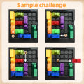 Children's Huarong Road Reasoning Desktop Toy for Racing Rush Hour Car Puzzle Traffic Game Logical Thinking Clearance Game . 