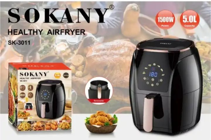 Sokany%20Digital%20Air%20Fryer%205%20Ltr%20With%20Detachable%20Basket%20-%20Image%202