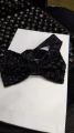 Groom Special Matching Bowtie Classic Wedding Party Bow Tie Black Color Adjustable Necktie. 