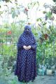Women's niqab khimar beautiful linen white color niqab khimar-best hijab.