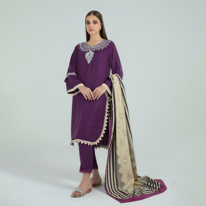 Sana Safinaz - FW22ESE251 - Ready to wear - Dress for girls-Summer Dress