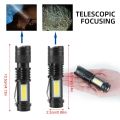 LED Strong Light Flashlight USB Rechargeable Mini Portable Ultra Bright Pocket Small Home Remote Outdoor Lighting Small Handligh.