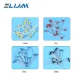 ELIJAH 200Pcs/Box Dental Fiber Post Drills Screw Straight Post Quartz Glass Thread Pile Kit Root Canal Restorative Materials. 