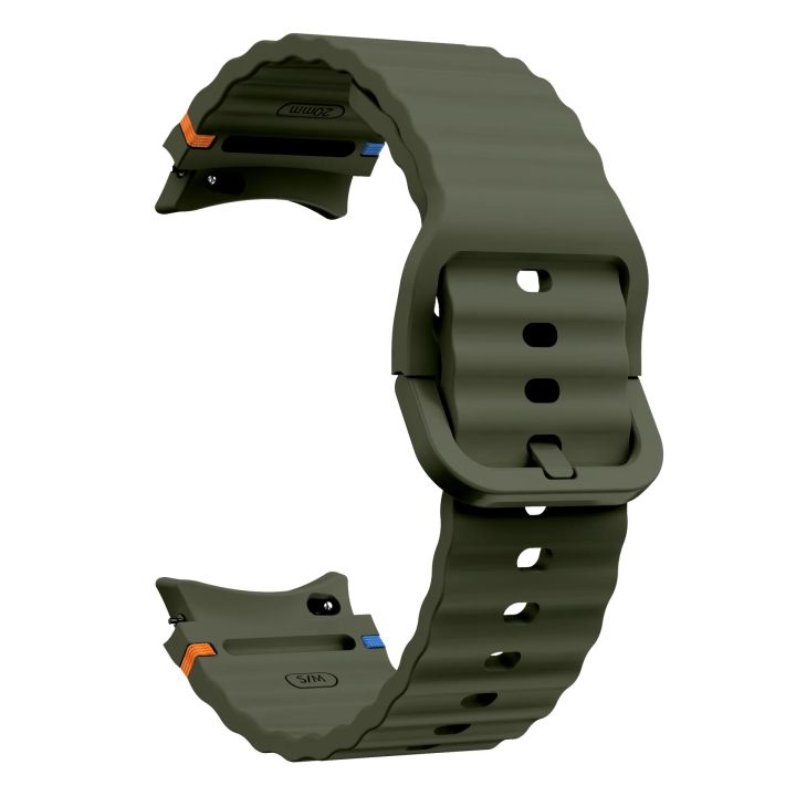 Original%20Band%20for%20Samsung%20Galaxy%20watch%207/FE/5%20Pro/6/4%20classic%2044mm%2040mm%20Silicone%20sport%20belt%20bracelet%20correa%20Galaxy%20watch%207%20Strap%20-%20Image%204