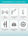 Stainless Steel Hasp Latch Lock Sliding Door for Window Cabinet Fitting Room Accessorries. 