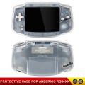 TPU Half Transparent Soft Shell Case Protective Cover For ANBERNIC RG34XX Handheld Game Console Anti-Scratch Storage Box.