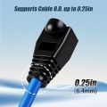 Strain Relief Boots RJ45 Ethernet Network Cable CAT5E CAT6 Mixed Color Cable Connector Plug Cover 50PCS.