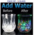 Magic LED Multicolor Changing Flash Light Up Cups Party Glittering Glass Water Flashing Shots Light Drinking Glowing. 