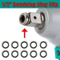 10/20PCS 1/2 inch Retaining Ring Clip With O-Ring Socket Impact Wrench Snap Ring Durable Anti Detachment. 