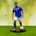 6pcs New Football Star FIFA C.Ronaldo  Messi Mbappe Model Dolls Cartoon Cute Action Figure Car Accessories Football Fans Gifts. 