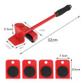 Furniture Mover Tool Heavy Stuffs Moving Roller with Bar Furniture Mover Lifter with Wheel Professional Moving Transport Tool. 