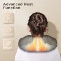 ELEHOT Neck Collar Massager Shiatsu 4D, Belted Neck & Back Massager with Heat, Ergonomic U-Shaped Design, 8 Rotating Massage Balls, 45°C Heat Function, Portable for Home, Office & Car, Multi-Area Use, Relaxation & Pain Relief. 