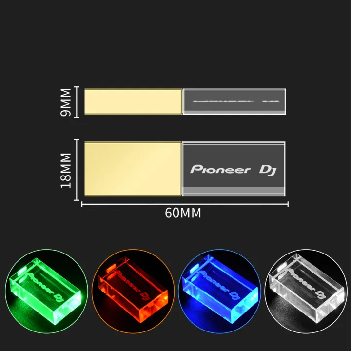 JASTER%20Luminous%20USB%20drive%20Gold%20Lid%20Crystal%20USB%20Flash%20Drive%20128GB%20Pendrive%2064GB%20Colorful%20LED%20Memory%20Stick%2016GB%20with%20Pioneer%20DJ%20-%20Image%202