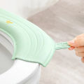 2Pc/Set Waterproof Toilet Seat Cover, Washable Universal Soft Toilet Seat Cushion, Solid Color Bathroom Accessories.