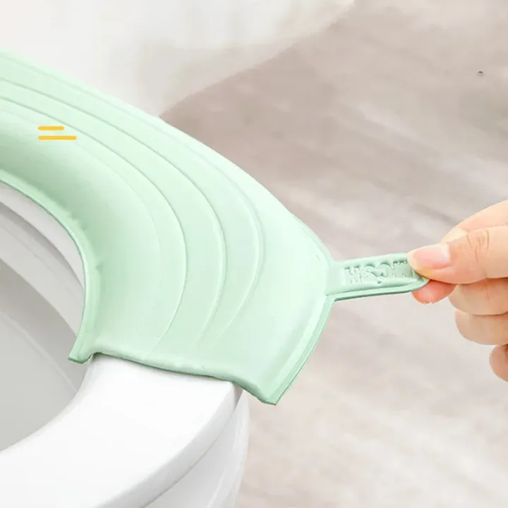 2Pc/Set%20Waterproof%20Toilet%20Seat%20Cover,%20Washable%20Universal%20Soft%20Toilet%20Seat%20Cushion,%20Solid%20Color%20Bathroom%20Accessories%20-%20Image%206