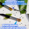 RV Awning Opener Puller Reach Rod Pole for Tent Shelter Camper Canopy, Extends from 16" to 60" with Multi-Section Locking. 